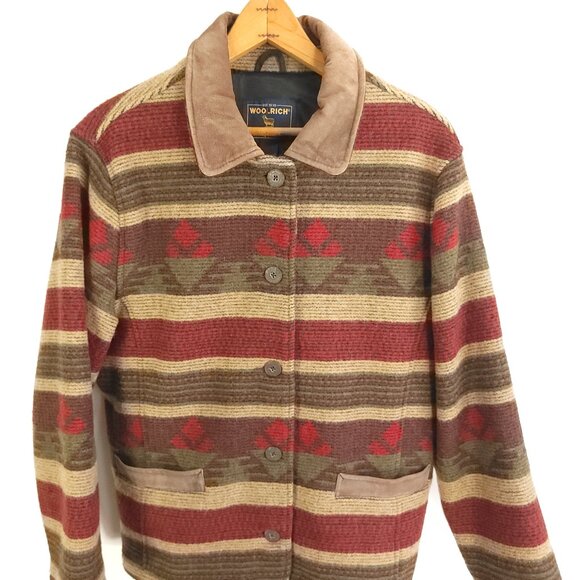 USA製 70's Vintage Woolrich Blanket JKT USA製 70's Vintage Woolrich Blanket JKT VTG 70s Woolrich Blue Gray